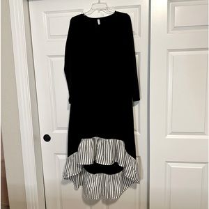 Pinkblush Size Medium Black Maternity Dress.